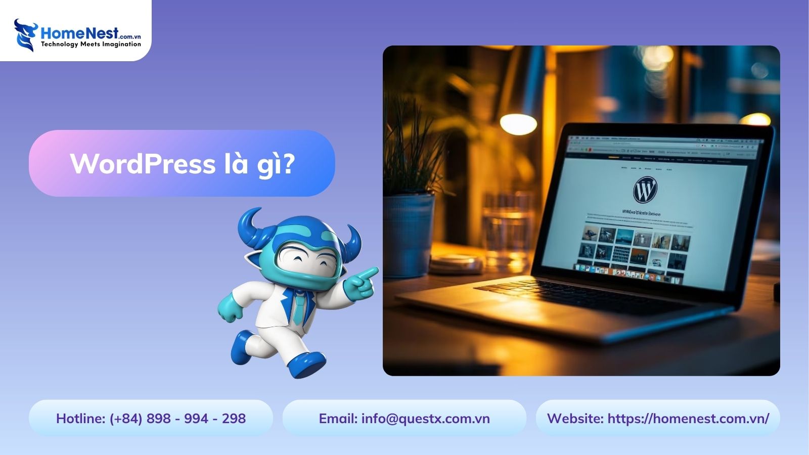 Kiến thức WordPress là gì? Ưu, nhược điểm? Tại sao nên dùng để thiết kế web? Bài viết: WordPress là gì? Ưu, nhược điểm? Tại sao nên dùng để thiết kế web? - Kiến thức công nghệ HomeNest