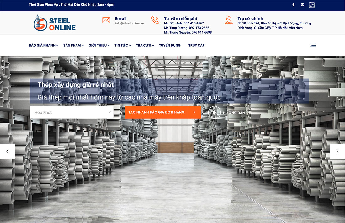 Website cho ngành làm đẹp: Trải nghiệm cao cấp