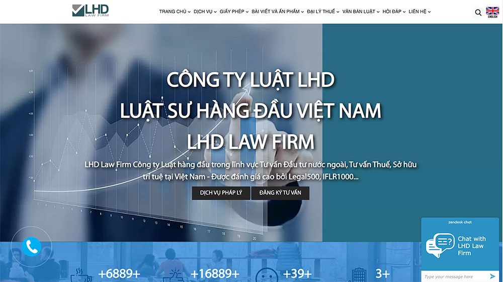 Thiết kế web giới thiệu văn phòng luật uy tín, chuyên nghiệp chuẩn seo