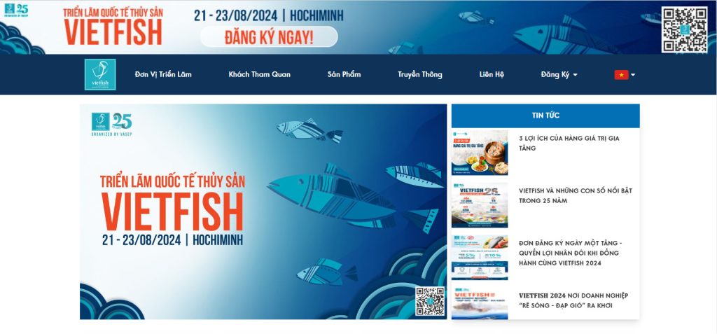 Thiết kế website sự kiện hội chợ thương mại
