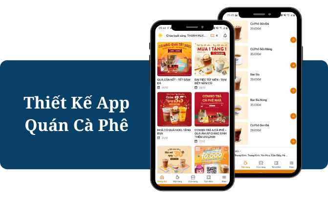 Thiết Kế App Nhà Hàng F&B Cafe Thiết Kế App Nhà Hàng F&B Cafe