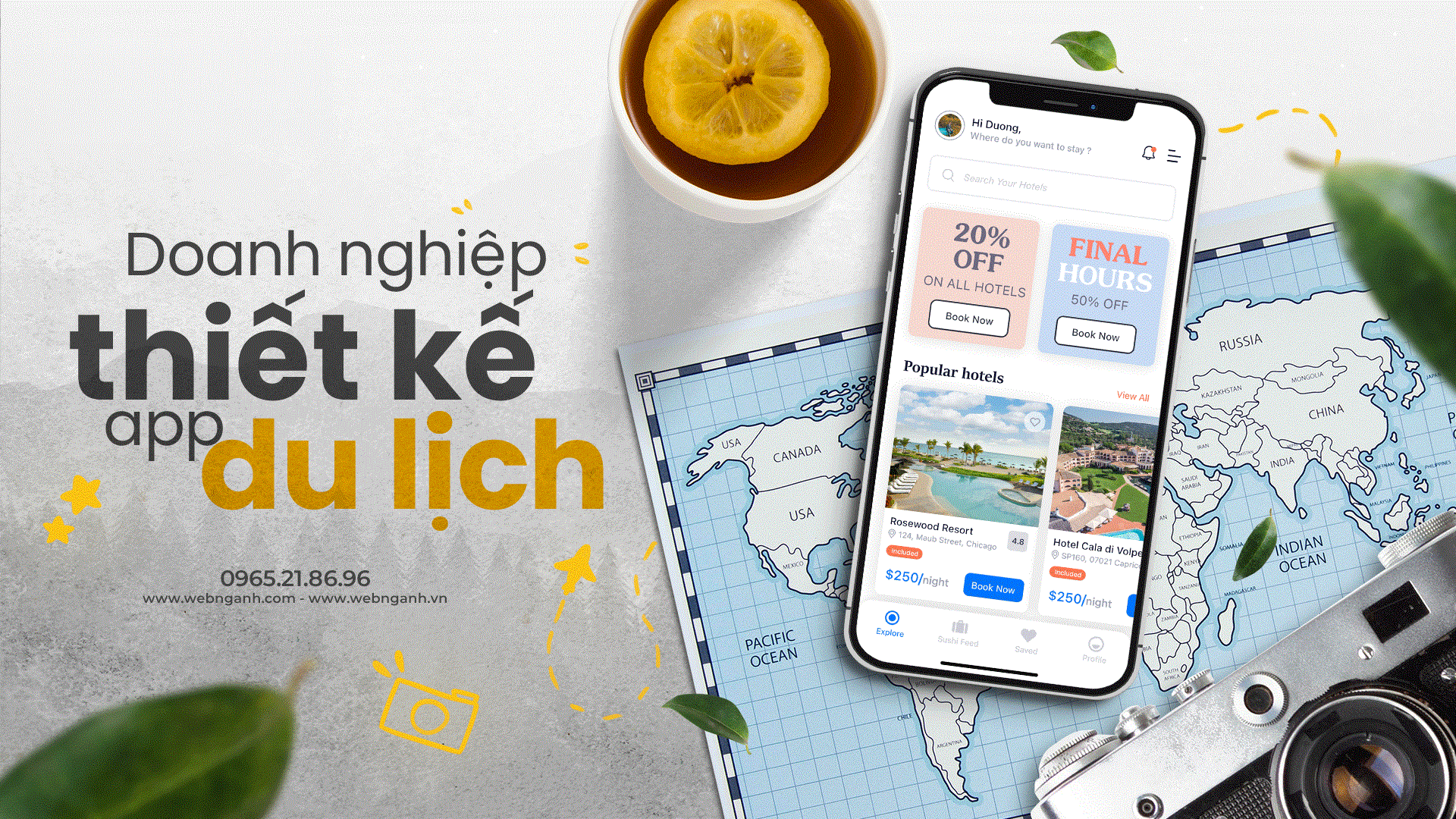 Thiết kế App Du Lịch Thiết kế App Du Lịch