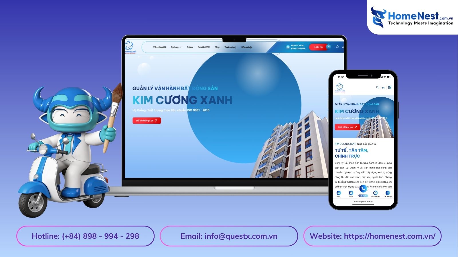 Website Kim Cương Xanh