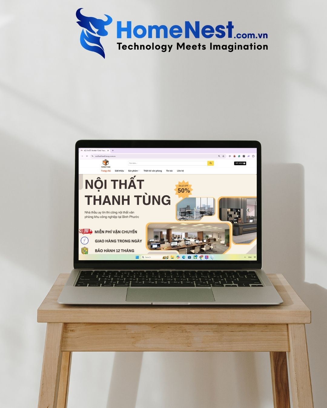 website nội thất thanh tùng