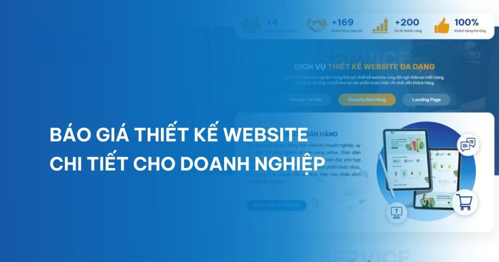Báo giá thiết kế website bao gồm những gì?