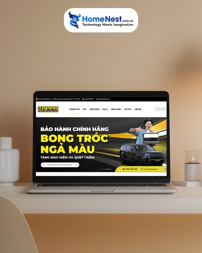 Dự án website Zappa