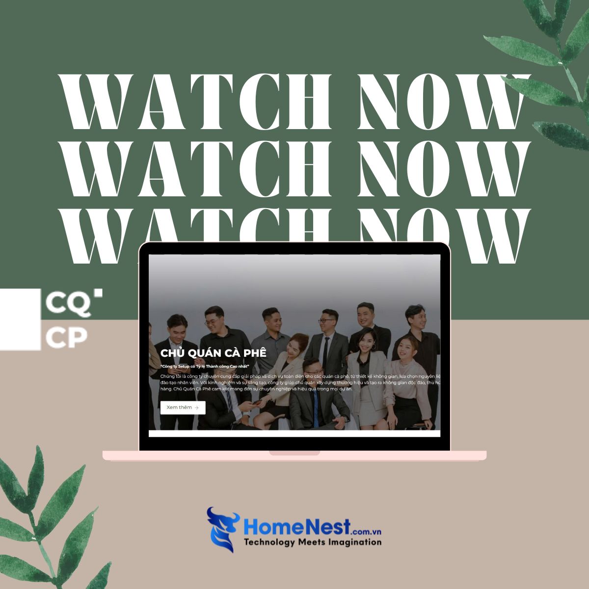 Website chủ quán cà phê
