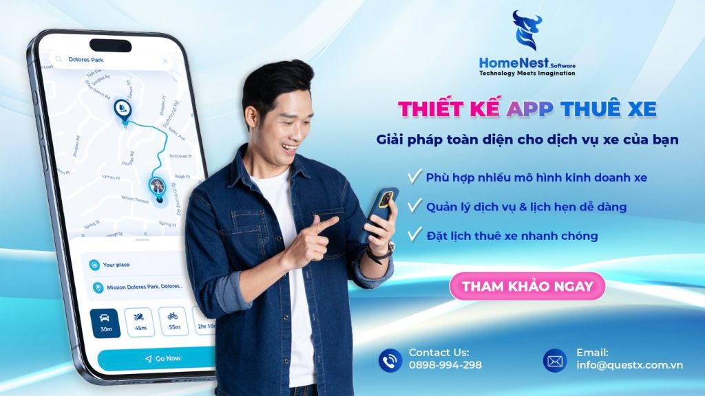 Thiết kế App cho thuê xe