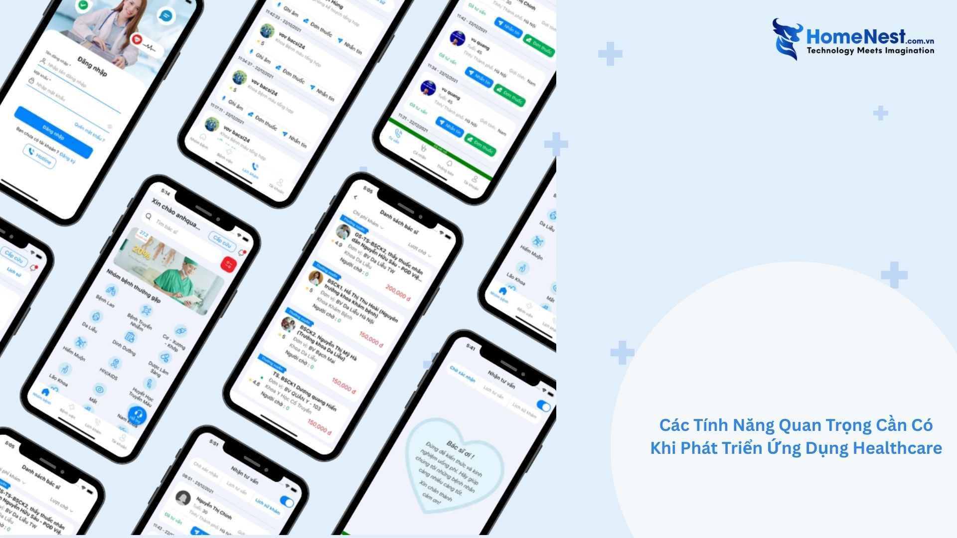 Tính năng của ứng dụng healthcare