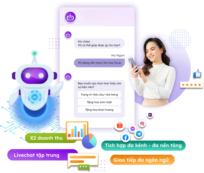 Tự động chào khách khi inbox