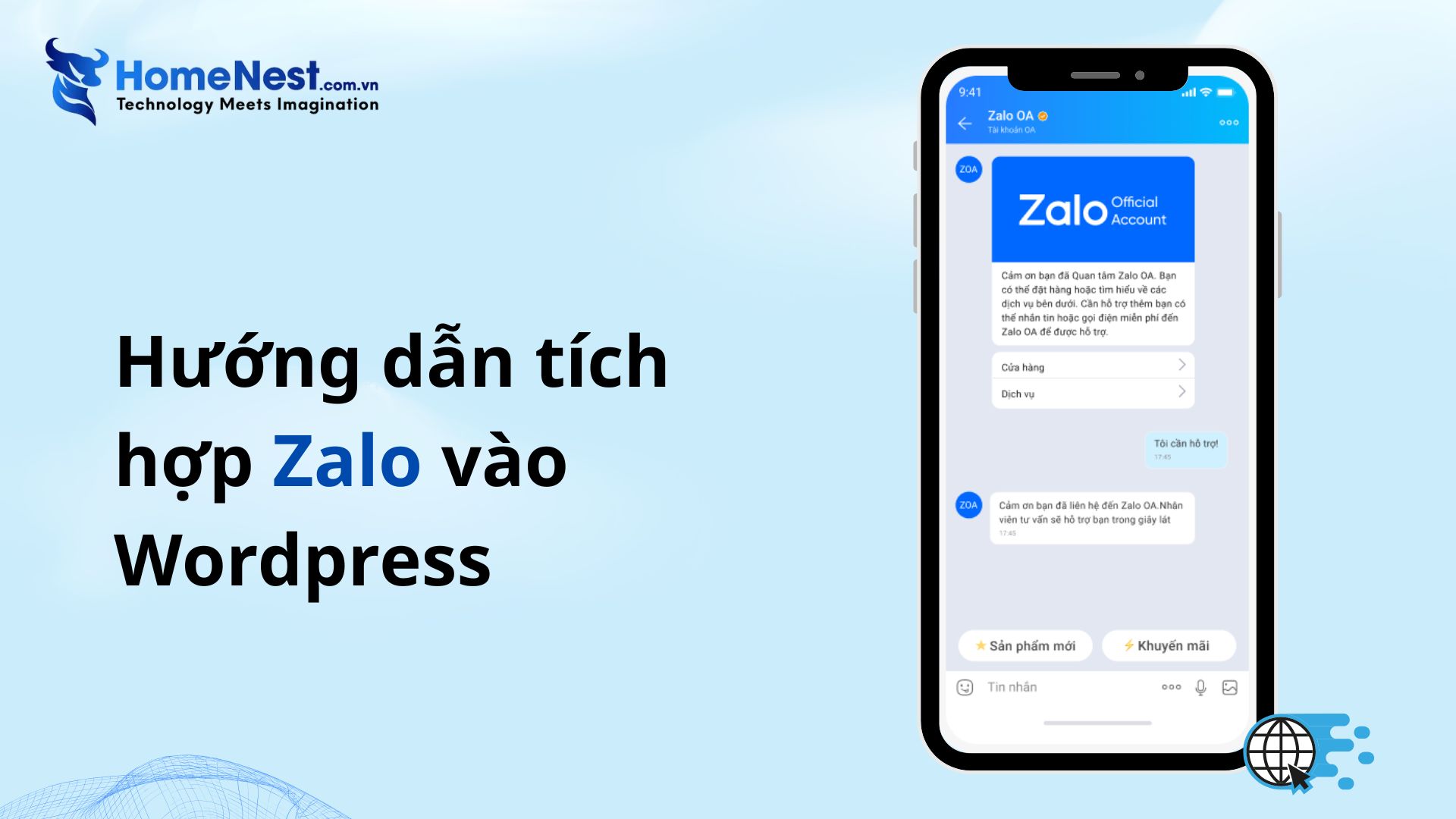 Tích hợp Zalo vào WP 1