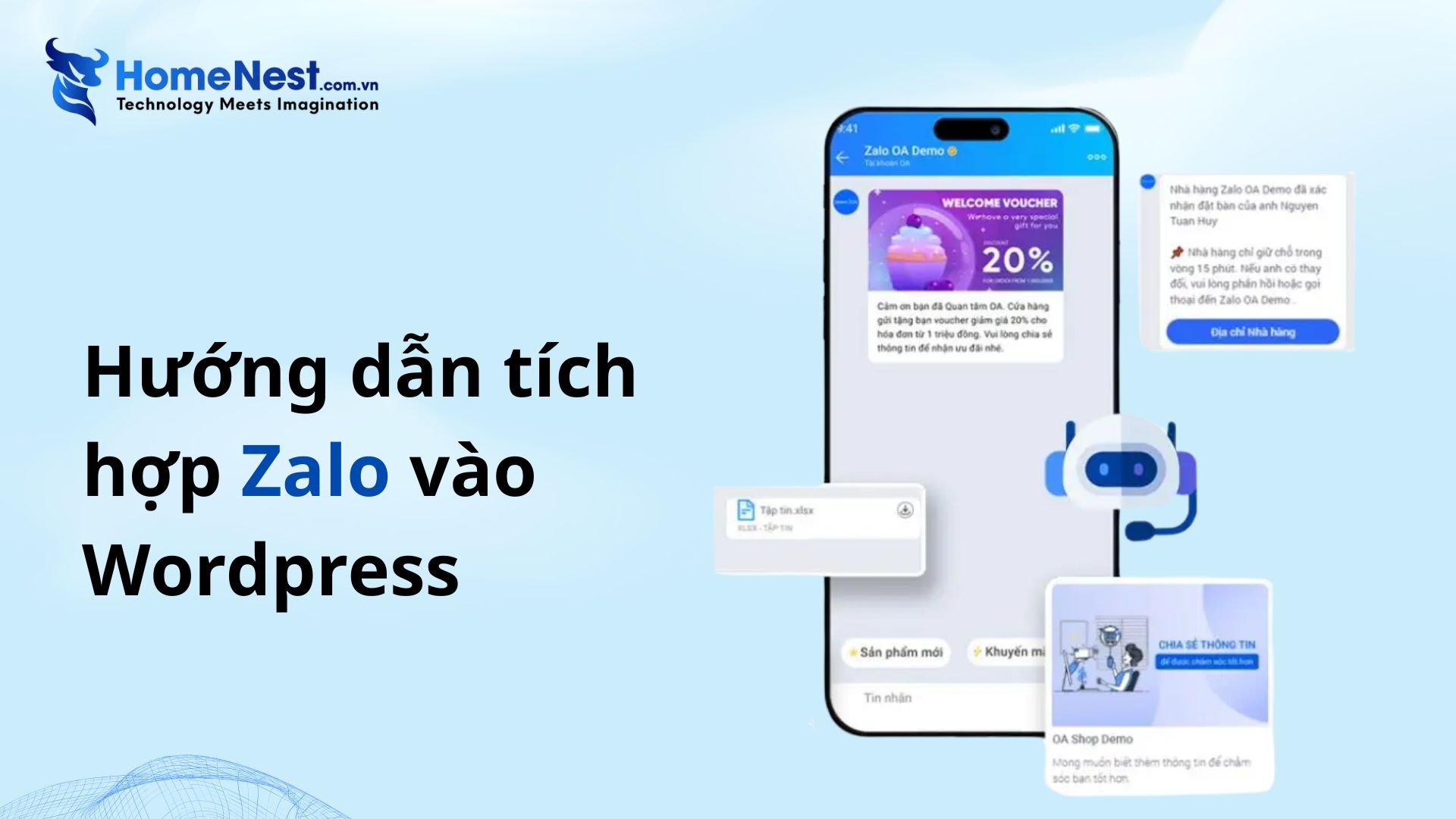 Tích hợp Zalo vào WP Tích hợp Zalo vào WP