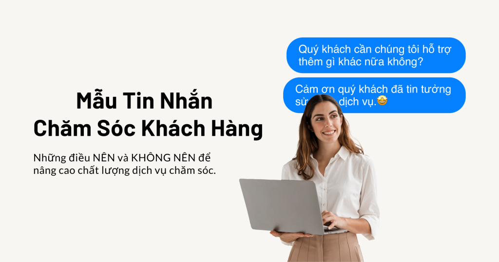 mẫu tin nhắn chăm sóc khách hàng cũ