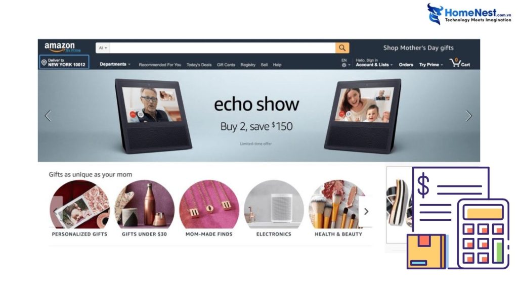 Chi Phí Xây Dựng Website Giống Amazon Là Bao Nhiêu?