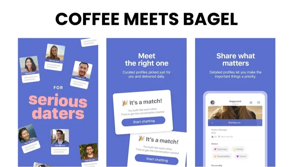 Coffee Meets Bagel – Chất lượng hơn số lượng