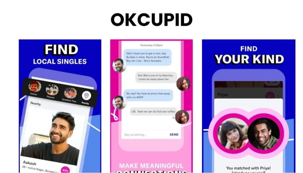 OkCupid – Ghép đôi dựa trên điều thực sự quan trọng