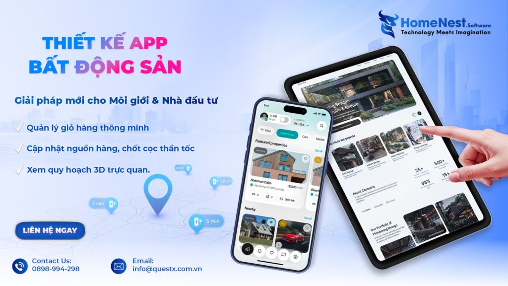 Thiết kế App Bất Động Sản