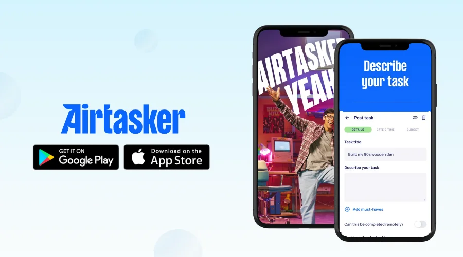 Các tính năng bắt buộc của ứng dụng cung cấp dịch vụ như Airtasker