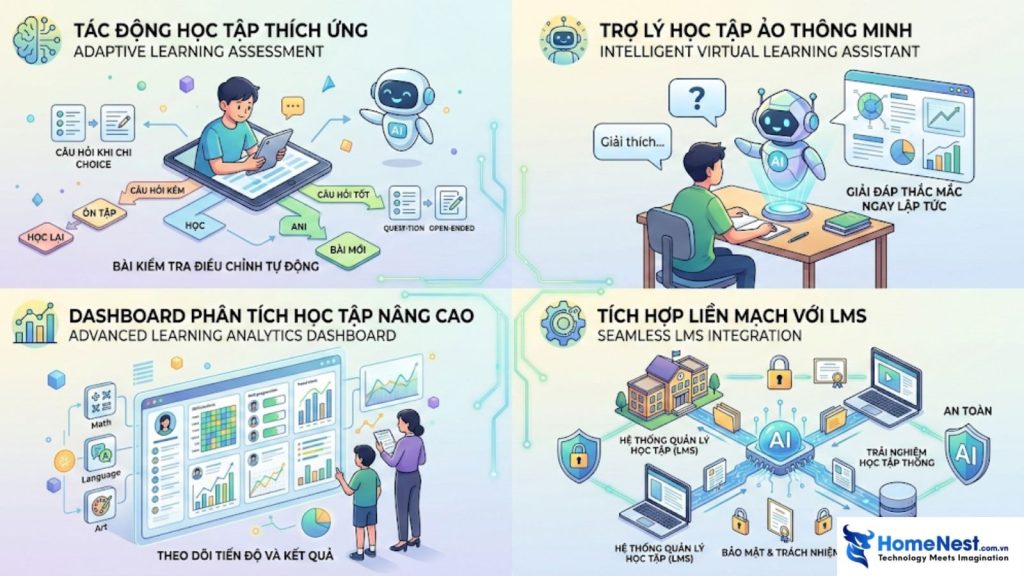 Xu hướng tương lai của app giáo dục ứng dụng Generative AI