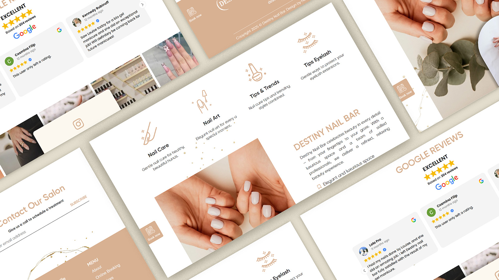 Trang dịch vụ Destiny Nail Bar