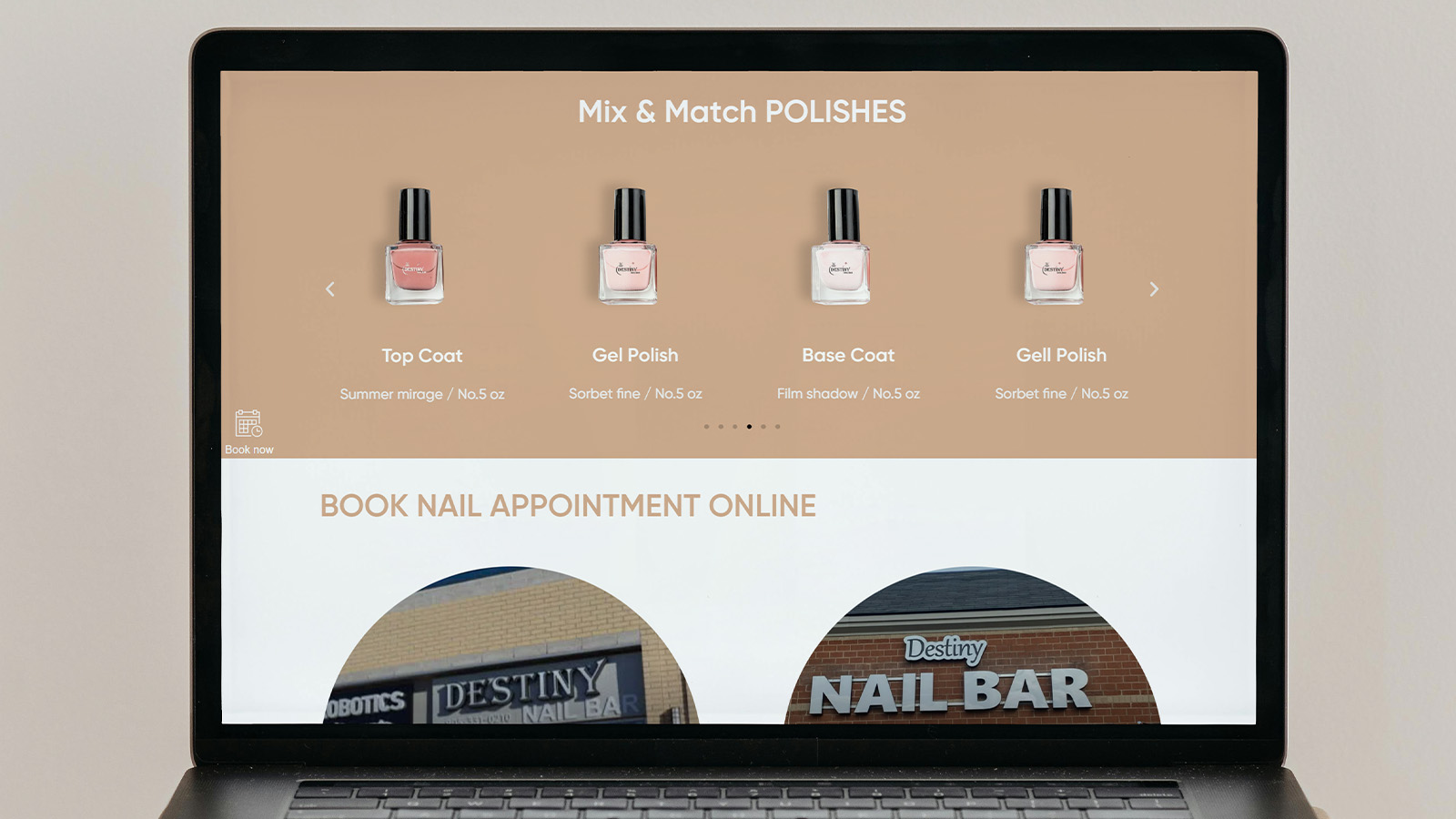 Trang sản phẩm Destiny Nail Bar