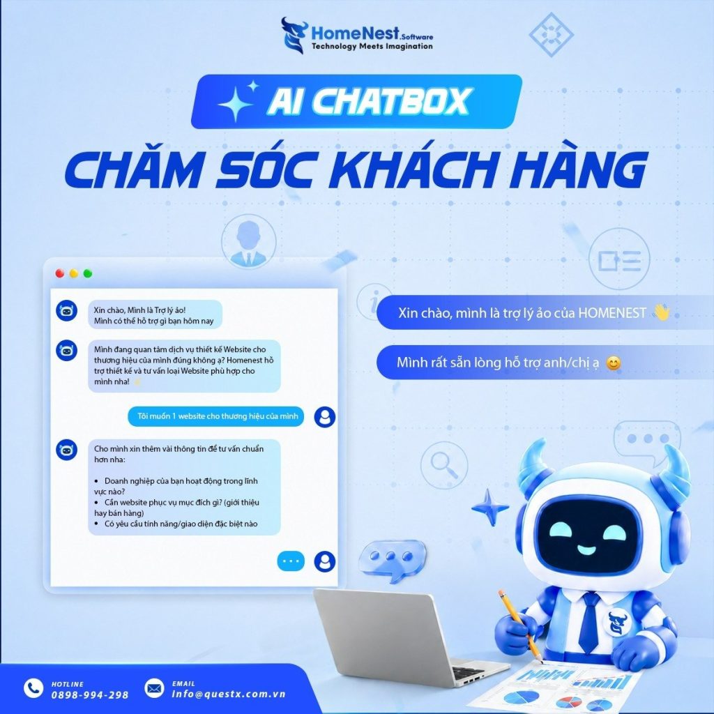 Tích hợp Chatbot AI chuyên nghiệp cho doanh nghiệp