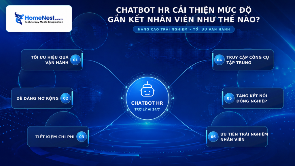 Chatbot HR Cải Thiện Mức Độ Gắn Kết Nhân Viên Như Thế Nào?