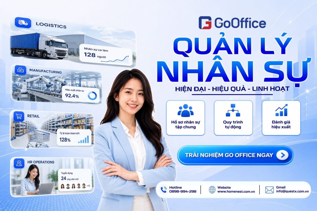 Go Office - Phần mềm quản lý nhân sự cho doanh nghiệp