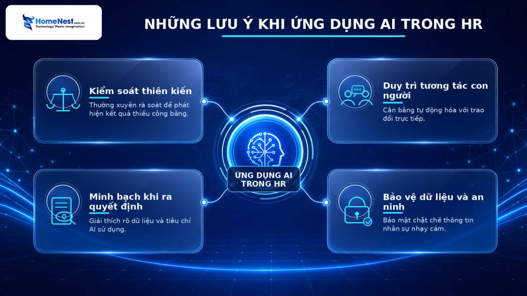 Những Lưu Ý Khi Ứng Dụng AI Trong HR