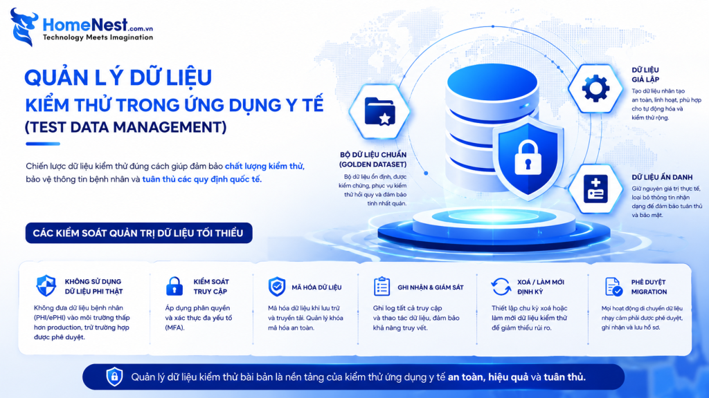 Quản Lý Dữ Liệu Kiểm Thử Trong Ứng Dụng Y Tế