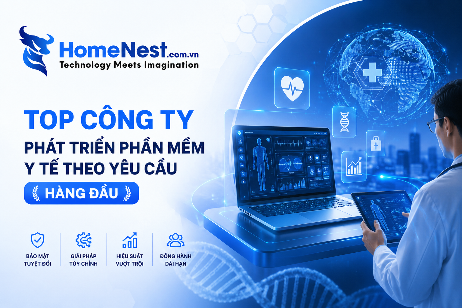 Top Công Ty Phát Triển Phần Mềm Y Tế Theo Yêu Cầu Hàng Đầu