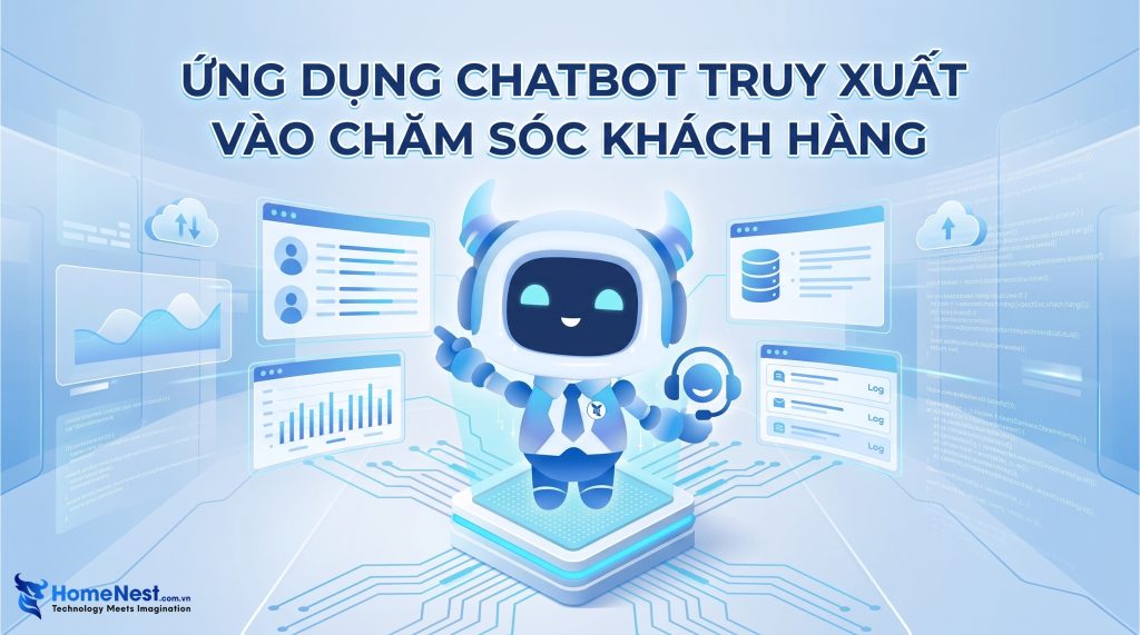 Ứng dụng Chatbot truy xuất vào chăm sóc khách hàng