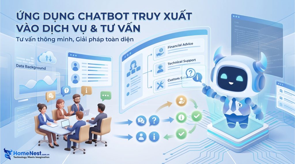Ứng dụng chatbot vào tư vấn dịch vụ